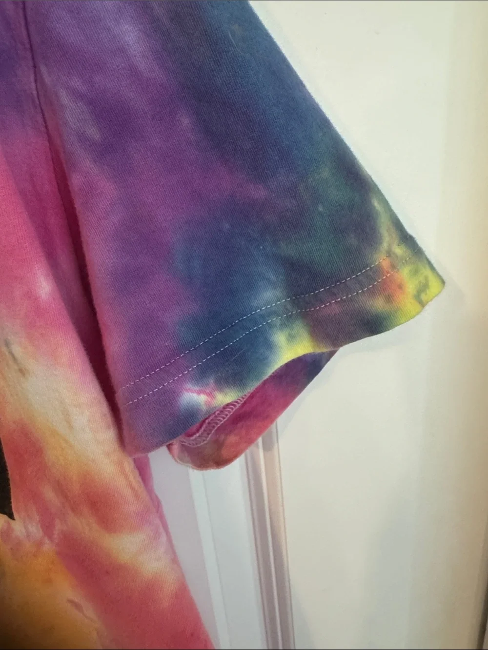 Girls' Tie-Dye Logo Tee - Multicolor